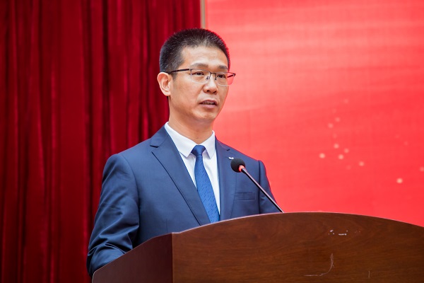 河南省建筑业协会中小企业分会会长、MILAN米兰体育·（中国）官方网站
总经理祝建明作表态发言.jpg